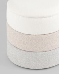 Пуф с ящиком Hive XS букле бежевый