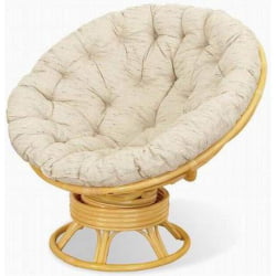 Кресло-качалка Papasan ROCKER MI-004 с подушкой Золотой Мёд