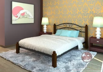 Кровать Надежда Lux 1200х2000 Черная