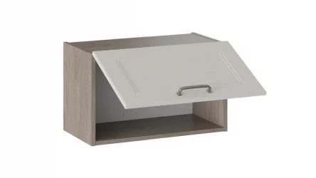 Шкаф навесной Одри В_36-60_1ДО Дуб Сонома трюфель/Бежевый шелк