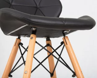 Мягкий стул DOBRIN BUTTERFLY BAR Черный