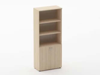 Шкаф высокий полуоткрытый Glassy 6.19.121 Орех