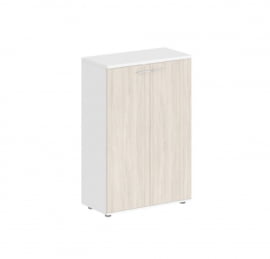 Шкаф средний Сигма СГ.803.ВХ.ОЛ Белый Дуб светлый / Sigma SG.803.WH.OL