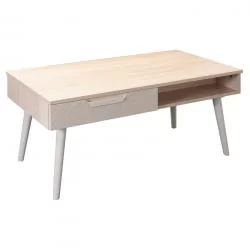 Стол журнальный Сканди (Ж) Жемчужно-белый