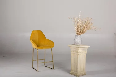 Стул барный Kent (Б) Желт/Линк Золото