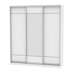 Шкаф-купе B-230х200х60-2(Белый-D7D8D7)