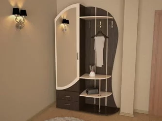 Прихожая Рада (с зеркалом) Венге/дуб млечный