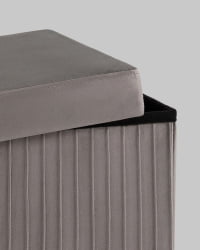 Пуф складной с ящиком Store Square Антрацитовый