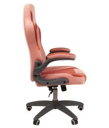 Кресло для геймеров CHAIRMAN GAME 55 Розовый-бордо