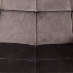 Стул ABRUZZO ( mod. 8060 ) металл/вельвет, 52 х 63 х 85 см, светло-серый (HLR 24)/черный