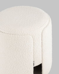 Пуф Taks букле (белый)