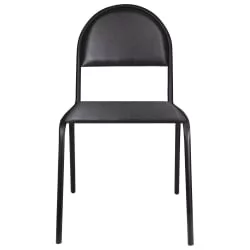 Стул для посетителей Серна СМ 7/22 К-01 черный каркас кожзам Черный