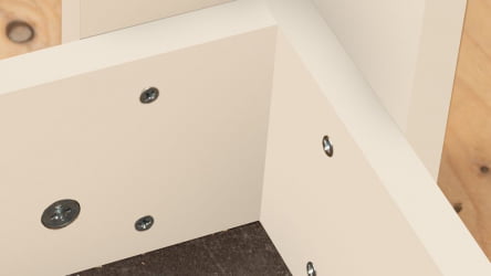 Стол обеденный Промо тип 1 Белый/Ателье темный