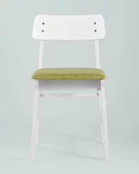 Комплект из двух стульев ODEN WHITE 2 шт Оливковый