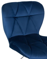Стул барный DOBRIN BARNY (синий велюр (MJ9-117)) 2 шт