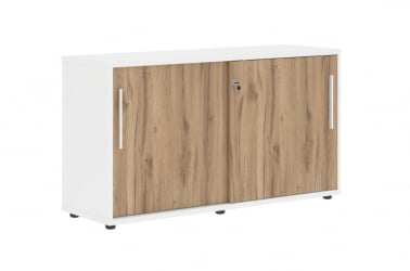 Шкаф с дверьми-купе EDIS ELC 1343 Дуб Денвер светлый Белый Белый