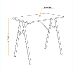 Письменный стол WD-01 Light