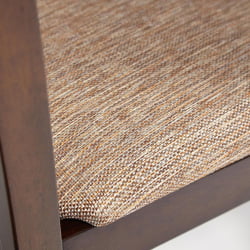 Обеденный комплект Хадсон (стол + 4 стула)/ Hudson Dining Set cappuccino (темный орех)