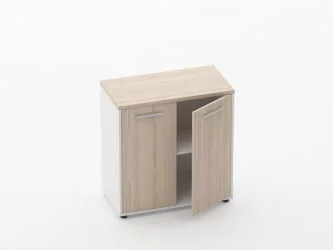 Шкаф 1 широкий закрытый Deka 10.08.111 Туя/Белый