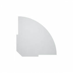 Полка для стойки угловой Riva А.РС-5.1 Белый