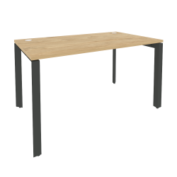 Стол рабочий на П-образном м/к ONIX O.MP-SP-3.8 Тиквуд Светлый/Антрацит