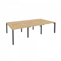 Рабочая станция на П-образном м/к ONIX O.MP-D.RS-6.1.8 Тиквуд Светлый/Антрацит