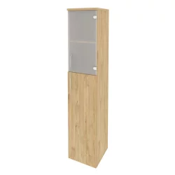 Шкаф высокий узкий правый ONIX O.SU-1.7(R) Тиквуд Светлый