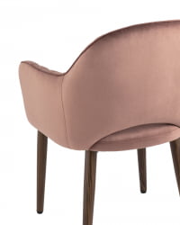 Стул Венера NEW диамант велюр Пыльно-розовый