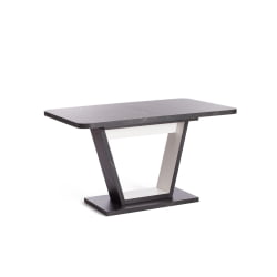 Стол обеденный VOX ЛДСП, 132-172x85x75,5 см, Мрамор черный/Белый