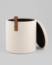 Пуф с ящиком Эркки S белый