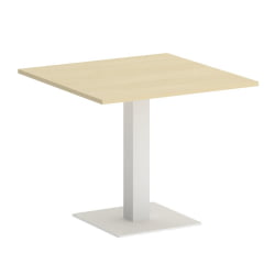 Стол журнальный квадратный HOME OFFICE VR.SP-5-90.2 Клен/Белый металл