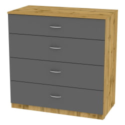 Комод K-93x90x45-1(ДВ-Графит)