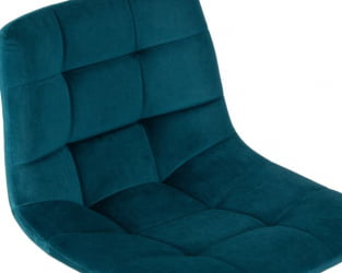 Стул барный ДОБРИН ТАИЛОР (морской волны велюр (МДЖ9-99)) 2 шт / DOBRIN TAILOR (MJ9-99))