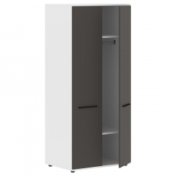 Гардероб EDIS ECWS 85 Мокко Черный Белый