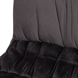 Стул FURLA (mod. 4816) металл/вельвет, 89х56х44см, серый