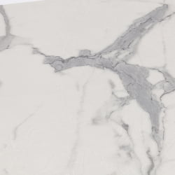 Стол VIGO ЛДСП/HPL/металл, 120 x 80 x 30 х 30 х 75 см, Мрамор светлый/белый