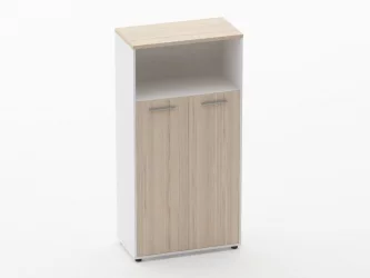 Шкаф 3 широкий закрытый с нишей Дека 10.16.131 Туя/Белый / Deka