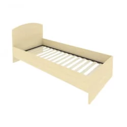 Кровать с ортопедическим основанием и изголовьем LIGHT С-КИ-90 Клен