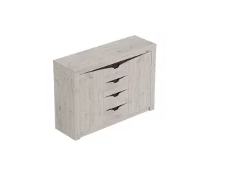 Тумба с ящиками и дверцами Соренто 19 Дуб бонифаций