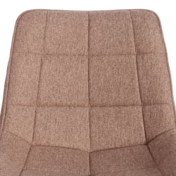 Стул ABRUZZO ( mod. 8060 ) металл,ткань, 42 х 60 х 84 х 49 см, ткань: серо-бежевый, ножки: черный