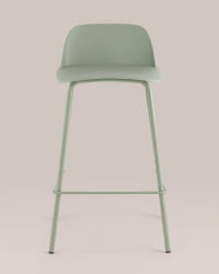 Стул полубарный Mist Серо-зеленый