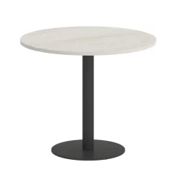 Стол журнальный круглый HOME OFFICE VR.SP-5-90.1 Дуб Наварра/Антрацит металл