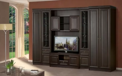 Шкаф многоцелевой Инна 604  Денвер темный