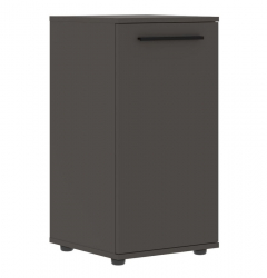 Шкаф колонка с глухой малой дверью EDIS ELCS 42.1 Мокко Черный Мокко