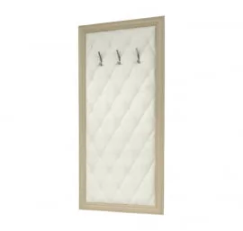 Вешалка навесная Визит-1 775/2  terra 100 (белая) - Дуб беленый