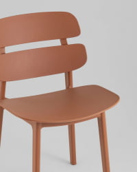 Стул Tony пластик коричневый