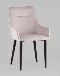 Стул Джоан велюр Светло-розовый