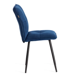 Металлический стул Sweet LT, велюр, Blue (синий), 41х55х88 см