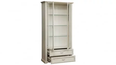 Шкаф комбинированный Сохо 32.05 Бетон пайн белый