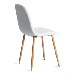 Металлический стул BREEZE (mod. 4724) Велюр/металл , 44 х 53 х 87 см, Aquamarine (аквамарин) HLR16 / натуральный